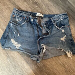 Abercrombie & Fitch high rise mom shorts